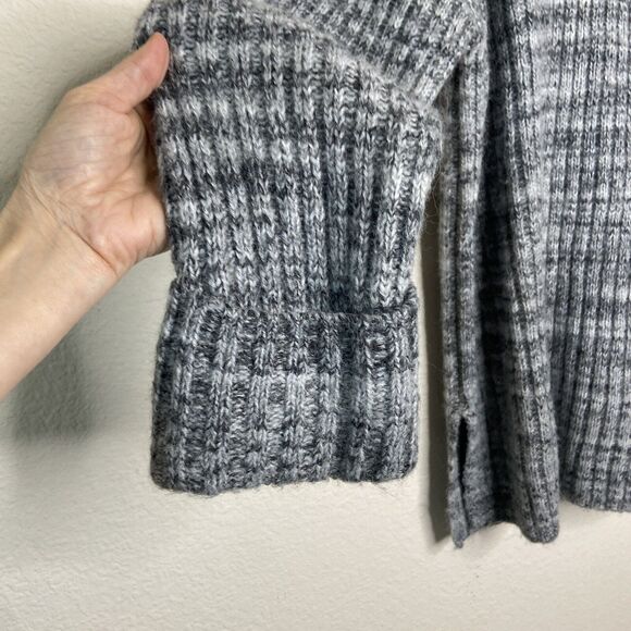 Old Navy Gray Tunic Length Thick Stitched Cuff Sweater L - Picture 3 of 8